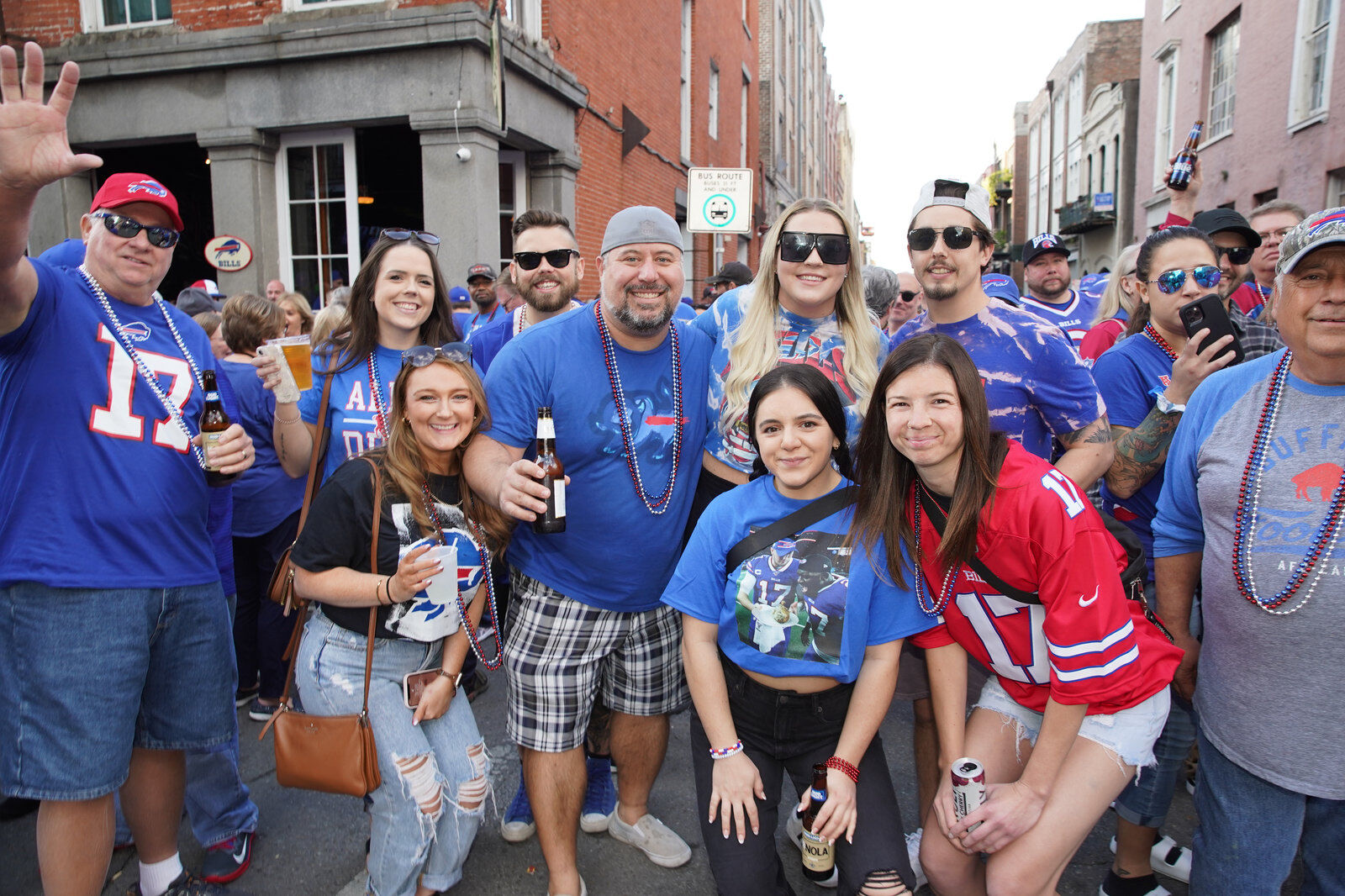 Buffalo Bills packers of NOLA Takeover Parade